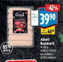 Albert Albert Bratwurst nabídka