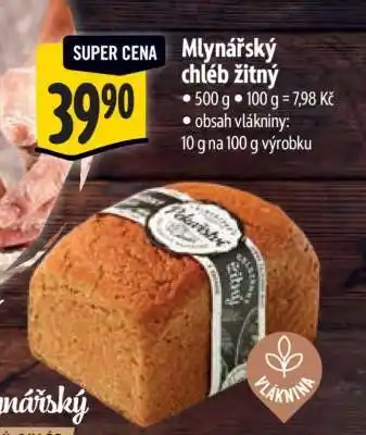 Albert Mlynářský chléb žitný nabídka