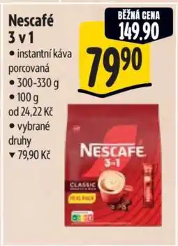 Albert Nescafé 3 v 1 nabídka