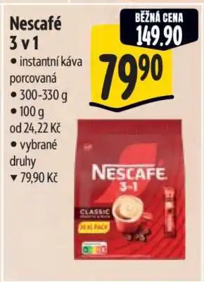 Albert Nescafé 3 v 1 nabídka
