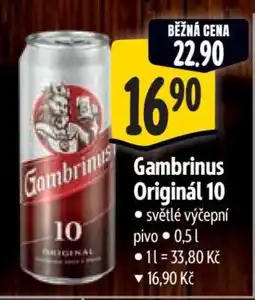 Albert Gambrinus Originál 10 nabídka
