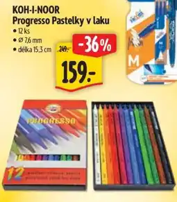 Albert Koh-i-noor Progresso Pastelky v laku nabídka