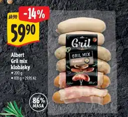 Albert Albert Gril mix klobásky nabídka