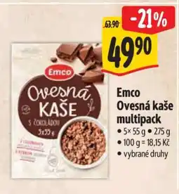 Albert Emco Ovesná kaše multipack nabídka