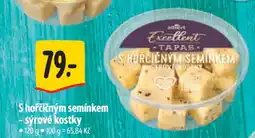 Albert S hořčičným semínkem - sýrové kostky nabídka