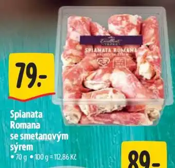 Albert Spianata Romana se smetanovým sýrem nabídka