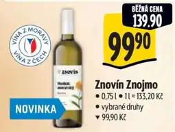 Albert Znovín Znojmo nabídka