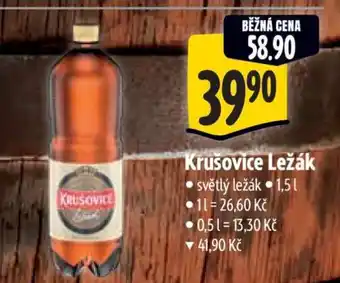 Albert Krušovice ležák nabídka