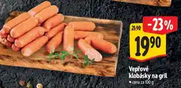 Albert Vepřové klobásky na gril nabídka