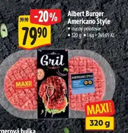 Albert Albert Burger Americano Style nabídka