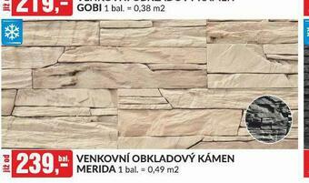 Baumax Venkovní obkladový kámen merida nabídka