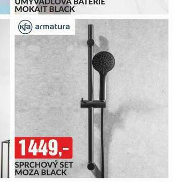 Baumax Sprchový set moza black nabídka