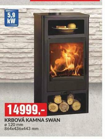 Baumax Krbová kamna swan nabídka