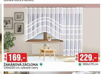 Baumax Žakárová záclona nabídka