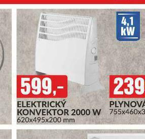 Baumax Elektrický konvektor nabídka