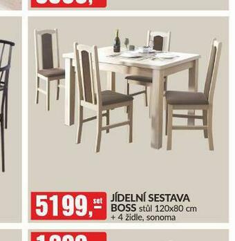 Jídelní sestava boss