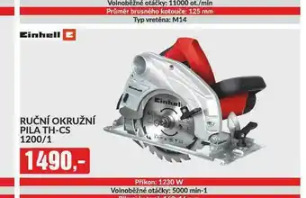Baumax Ruční okružní pila einhell nabídka