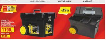 Baumax Stanley pojízdný box na nářadí s organizérem nabídka