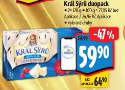 Albert Král Sýrů duopack nabídka