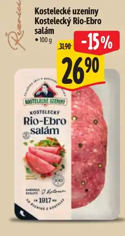 Albert Kostelecké uzeniny Kostelecký Rio-Ebro salám nabídka