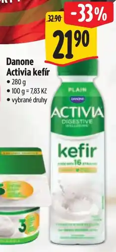 Albert Danone Activia kefír nabídka