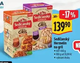 Albert Sedlčanský Hermelín na gril nabídka