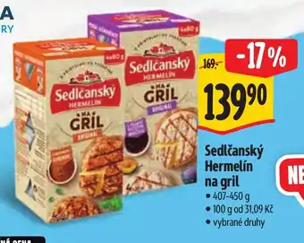 Albert Sedlčanský Hermelín na gril nabídka