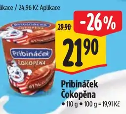 Albert Pribináček Čokopěna nabídka