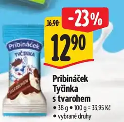 Albert Pribináček Tyčinka s tvarohem nabídka