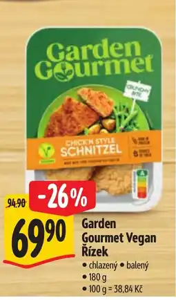 Albert Garden Gourmet Vegan Řízek nabídka