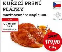 RABBIT řeznictví KUŘECÍ PRSNÍ PLÁTKY marinované v Maple BBQ nabídka