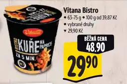 Albert Vitana Bistro nabídka