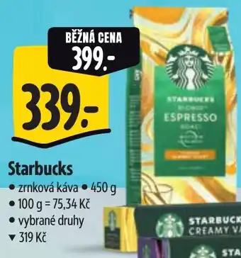 Albert Starbucks nabídka