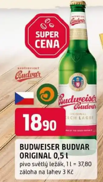 Trefa Budweiser budvar original nabídka