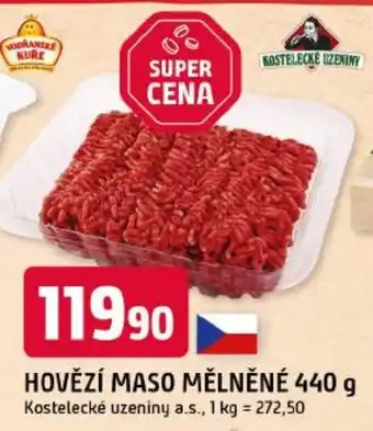 Trefa Hovězí maso mělněné nabídka