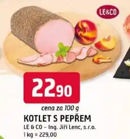 Trefa Kotlet s pepřem nabídka