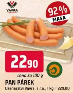 Trefa Pan párek nabídka