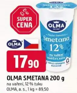Trefa OLMA smetana na vaření, 12% tuku nabídka
