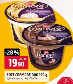 Trefa Zott cremore duo nabídka