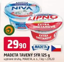 Trefa MADETA tavený sýr nabídka