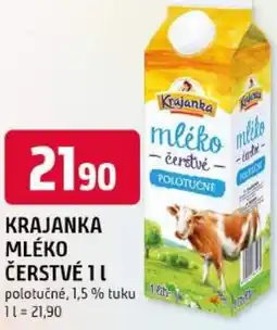 Trefa Krajanka mléko čerstvé nabídka