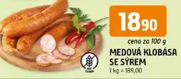 Trefa Medová klobása se sýrem nabídka
