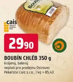 Trefa Boubín chléb nabídka