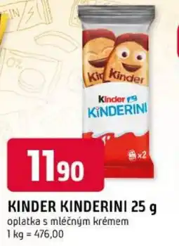 Trefa Kinder kinderini nabídka