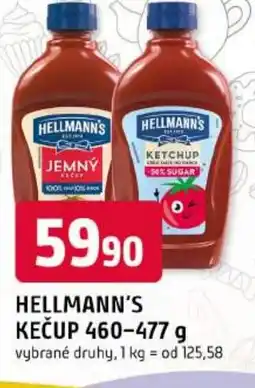 Trefa Hellmann's kečup nabídka