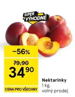 Tesco Nektarinky nabídka