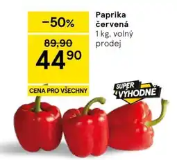 Tesco Paprika červená nabídka