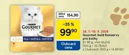 Tesco Gourmet Gold Konzervy pro kočky nabídka