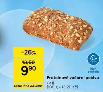 Tesco Proteinové večerní pečivo nabídka