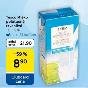 Tesco Tesco Mléko polotučné trvanlivé nabídka